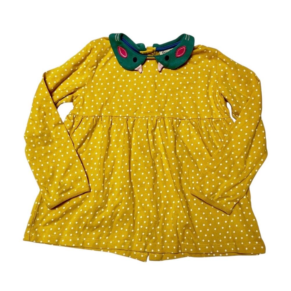 Frugi Bluebird Collar Long Sleeve Shirt Size 3/4